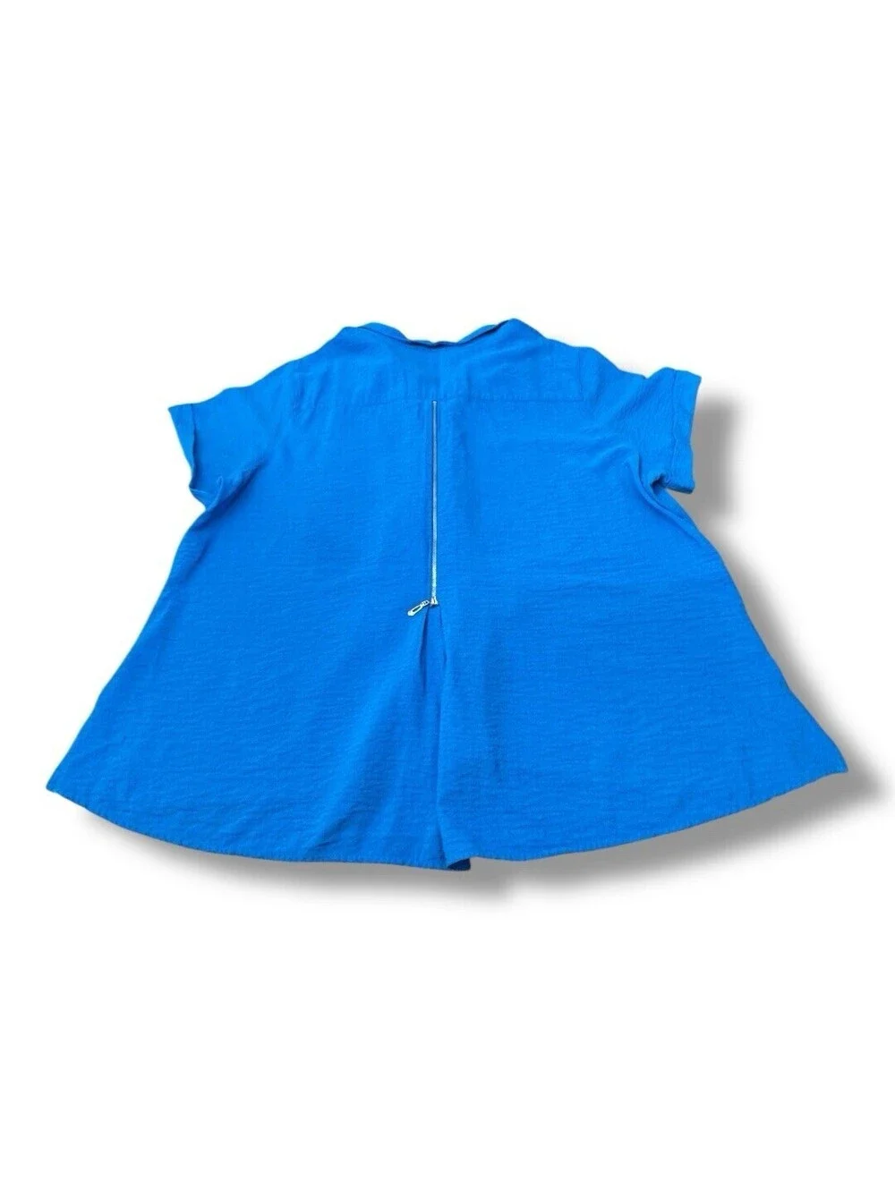 John Mark Royal Blue Blouse Button Up Career Office Professional Women’s Size 3X